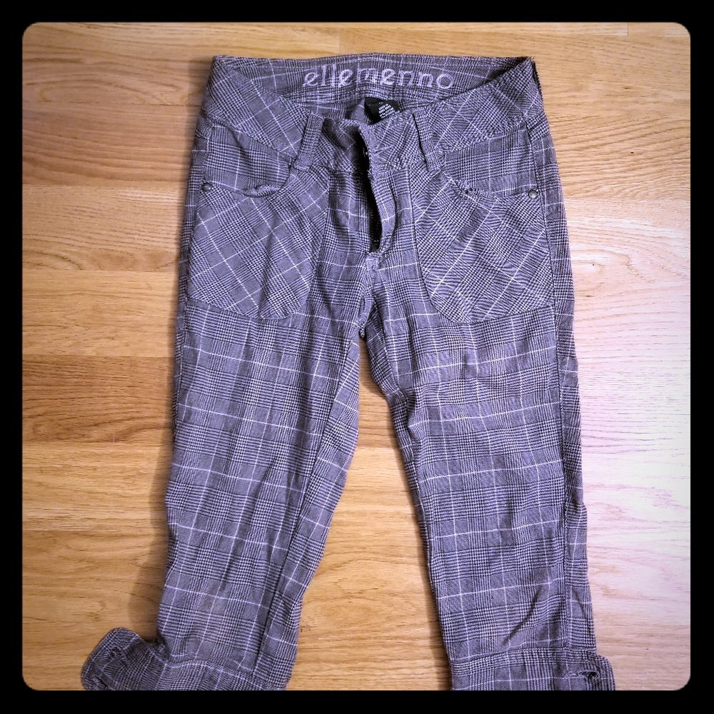 Plaid Capris